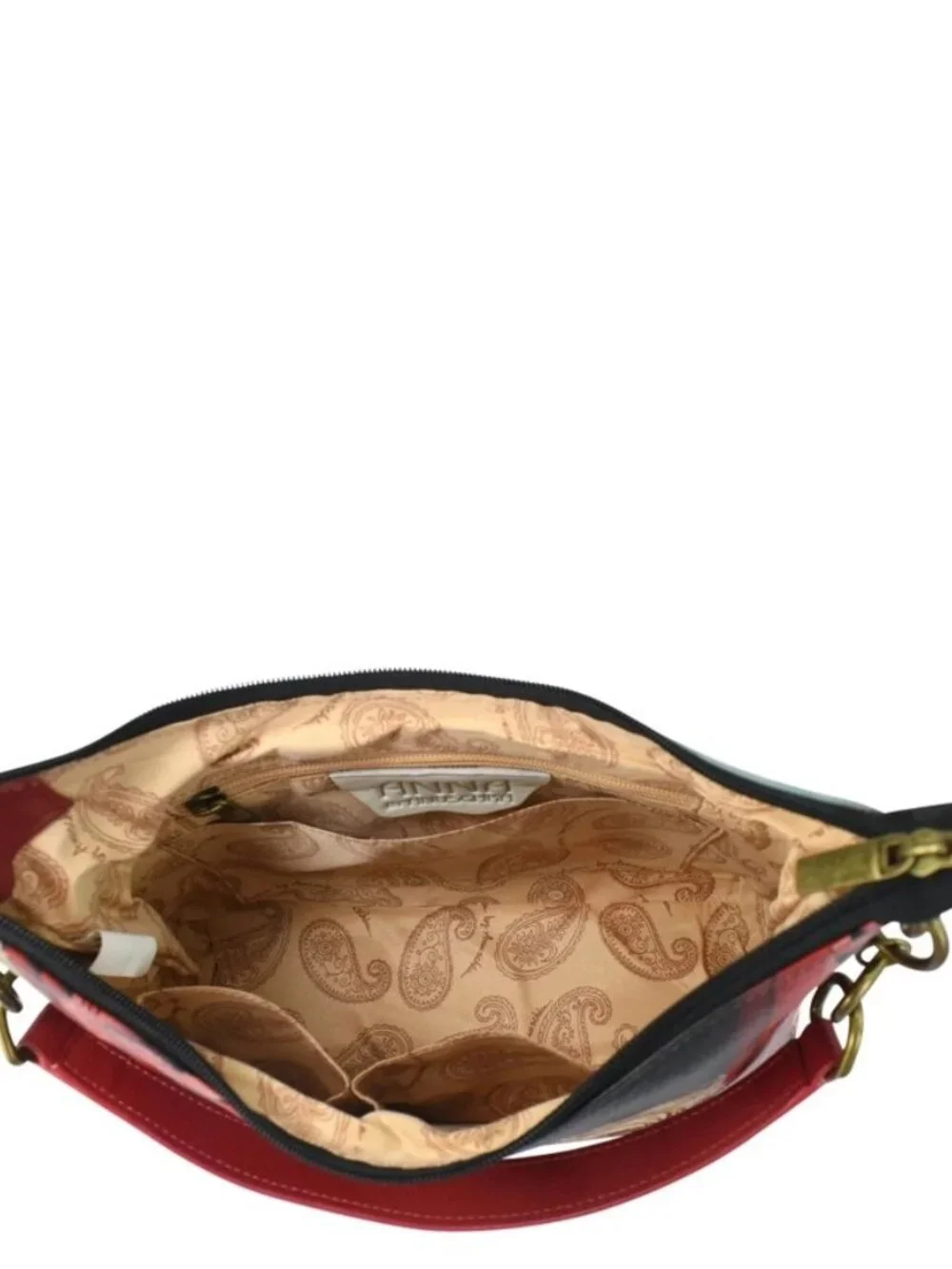 Anuschka Floral Yorkie Shoulder Bag Hobo Shoulder Bag - 8502